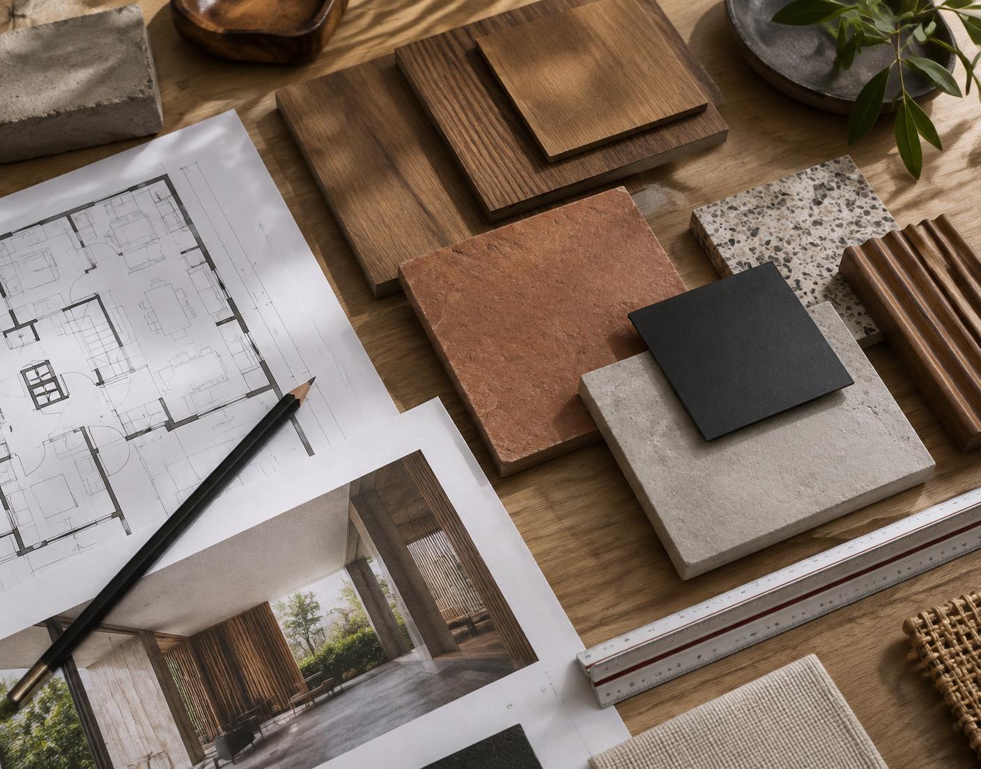 Material dan gambar kerja dalam proses desain